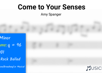 Come to Your Senses | Amy Spanger