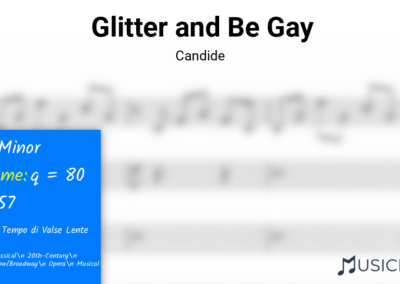 Glitter and Be Gay | Candide