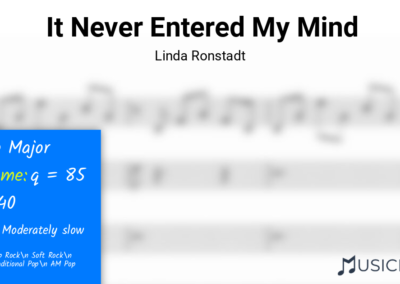 It Never Entered My Mind | Linda Ronstadt