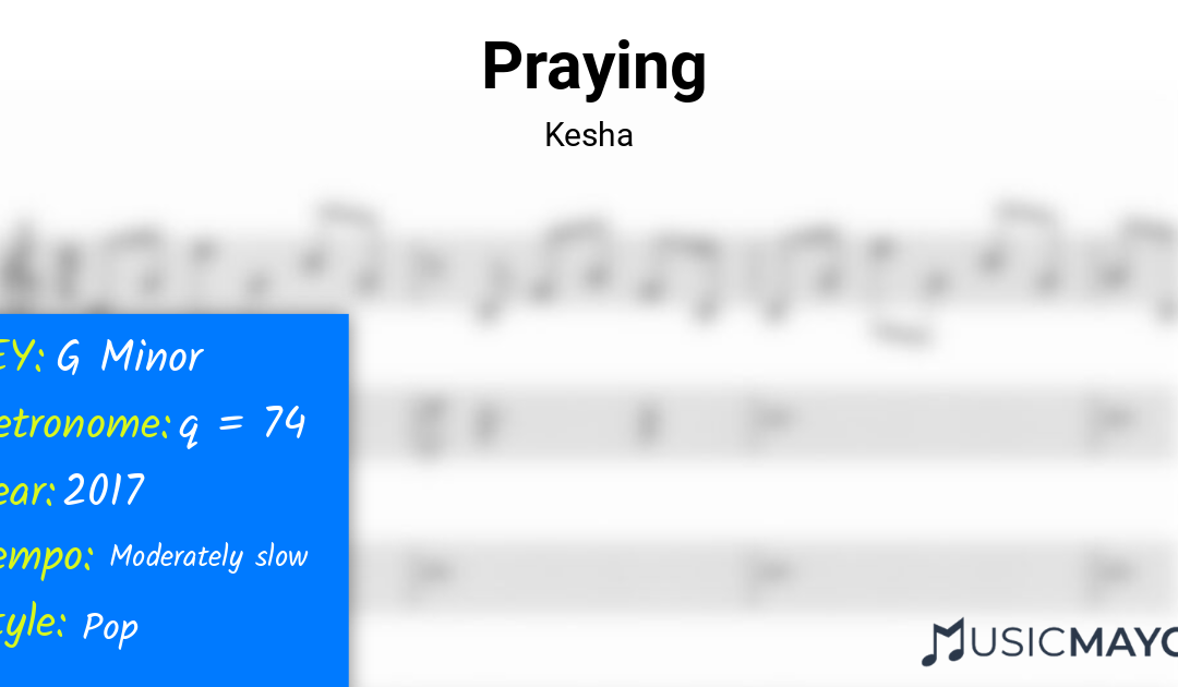 Praying | Kesha (g minor chord)