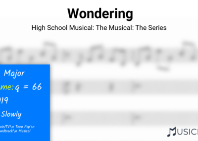 Wondering | High School Musical: The Musical: The Series