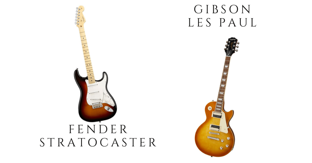 Fender and Gibson